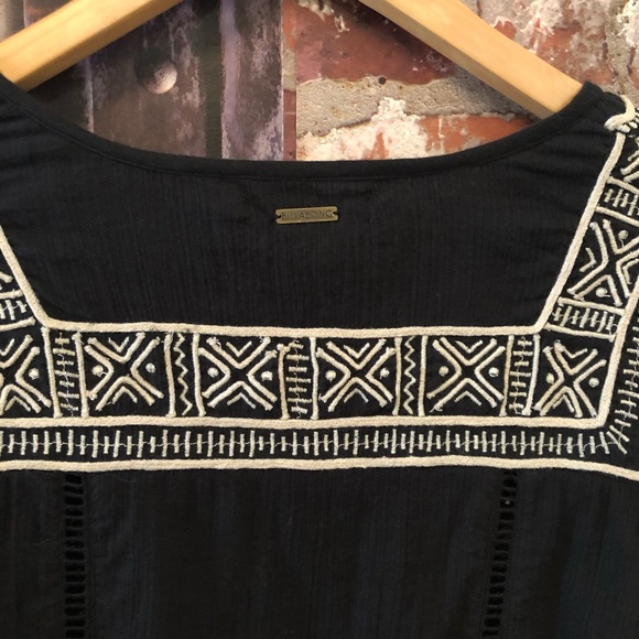 Billabong Boho Hippie Blouse w/ Bell Sleeves - Picture 8 of 8